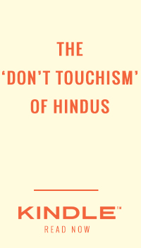 dont touchism of hindus banner